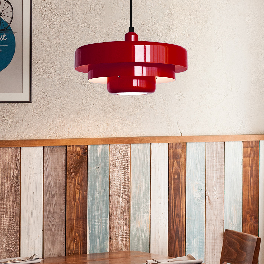 Medieval Retro Three-Tier Iron Pendant Light