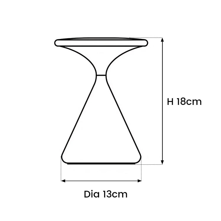 Creative timeglas bordlampe