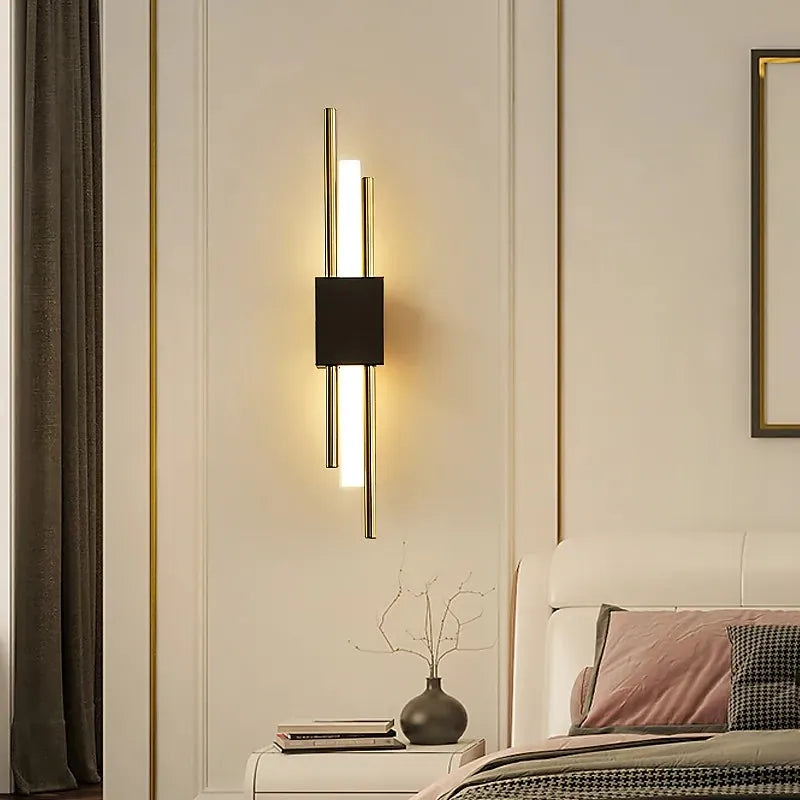 Lampada da Parete Lineare Moderna in Metallo