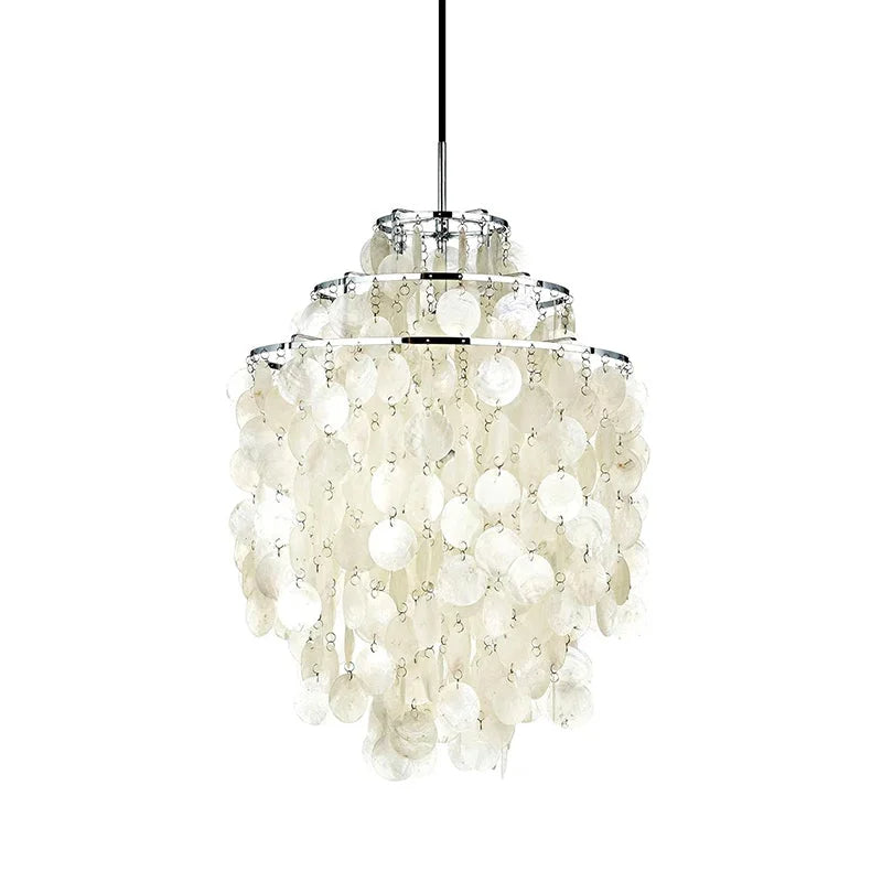 Modern Cloud-like Shell Chandelier