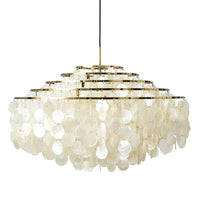 Modern Cloud-like Shell Chandelier