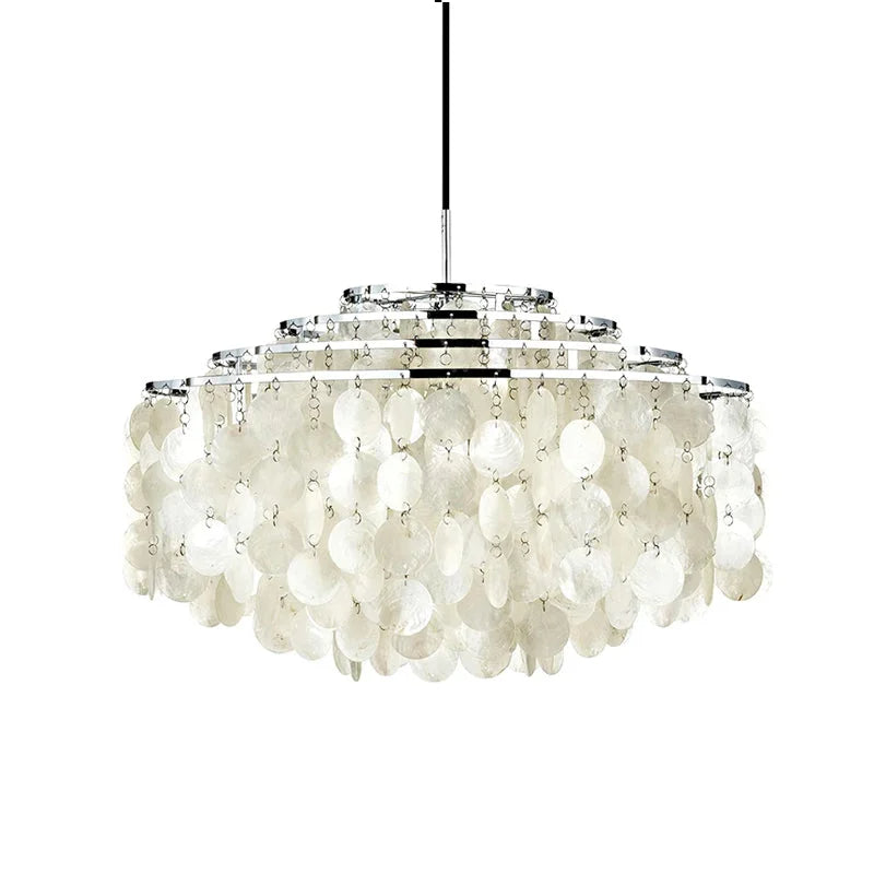 Modern Cloud-like Shell Chandelier
