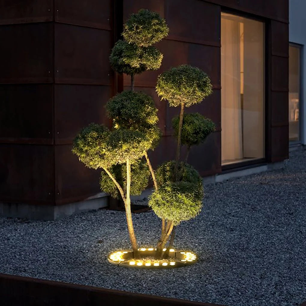 Elegante riflettore per alberi da esterno
