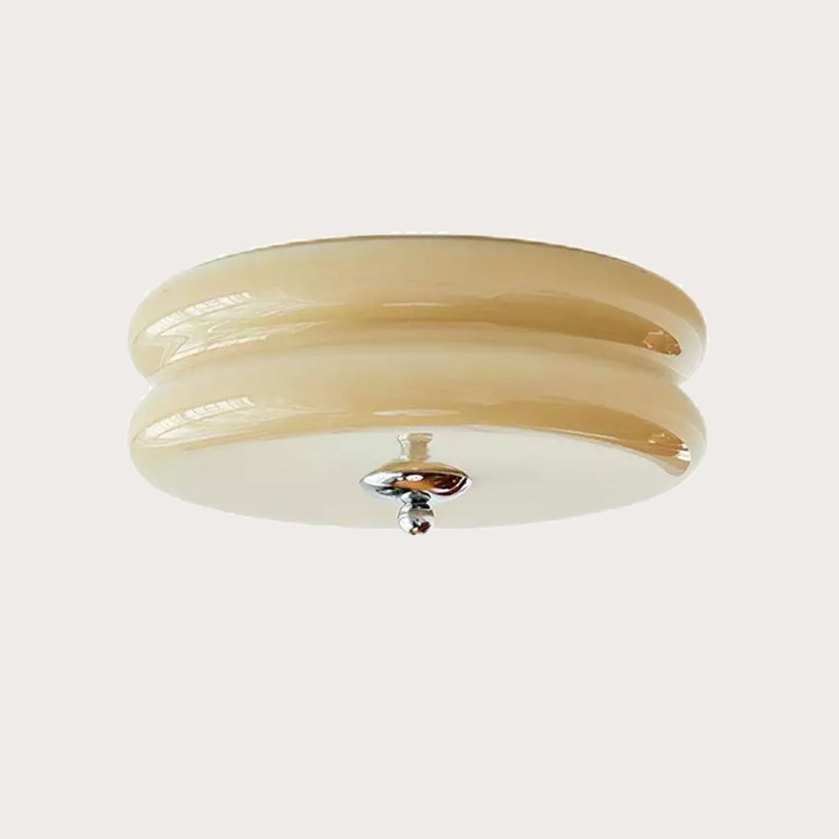 Glarefusion Art Deco Cream Cake Ceiling Light