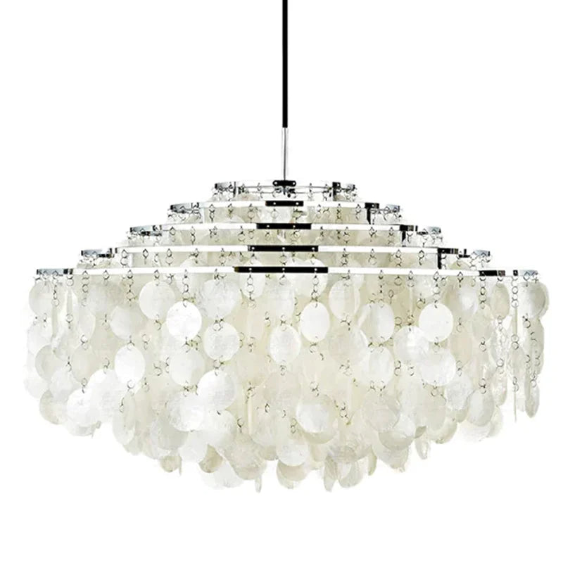 Modern Cloud-like Shell Chandelier