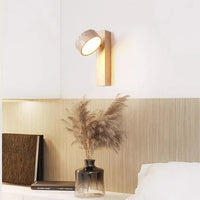 Off-White Travertine Wall Lamp