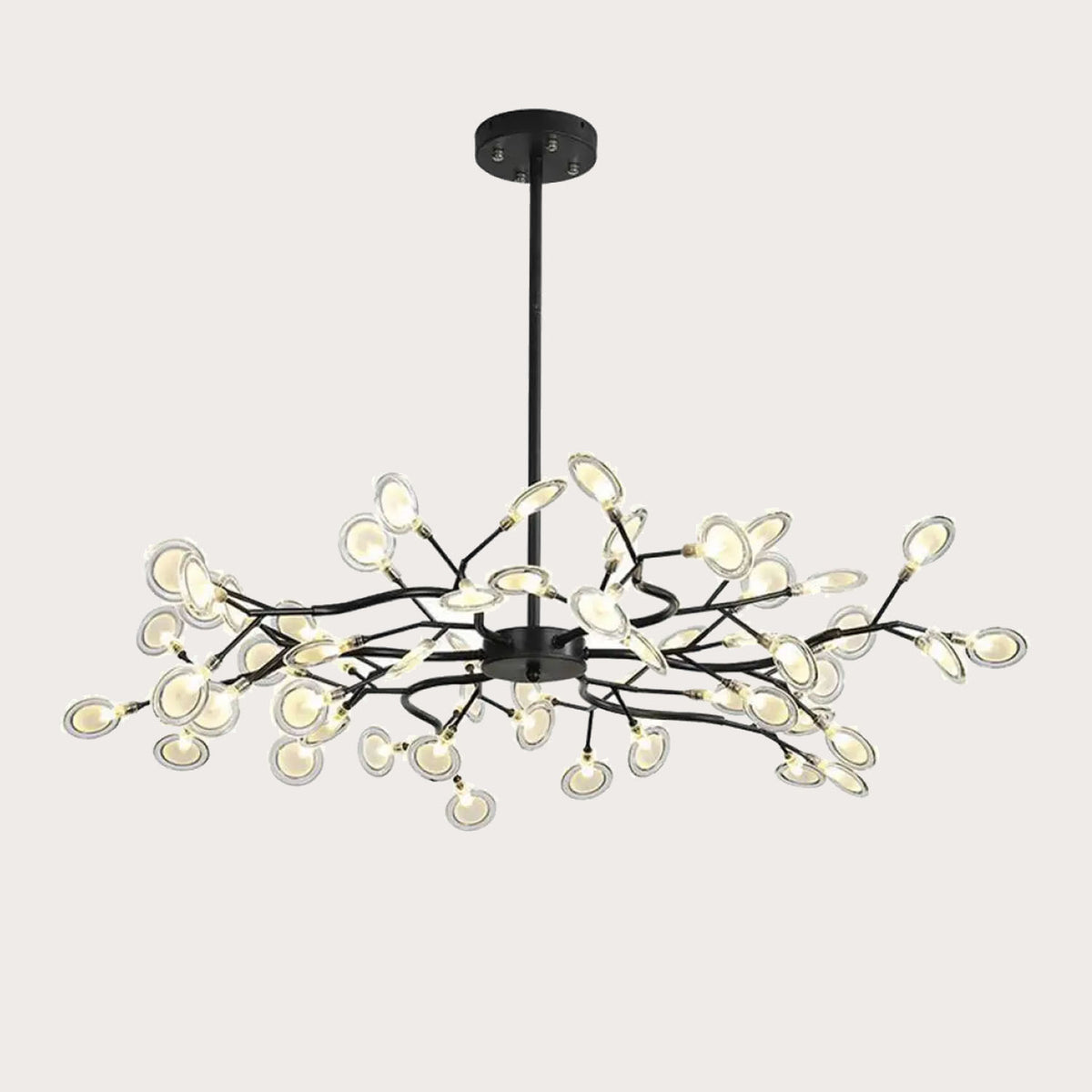 Lustre du salon en acrylique Creative Branch Glarefusion