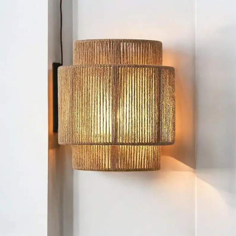 Vintage Glow Natural Wall Light