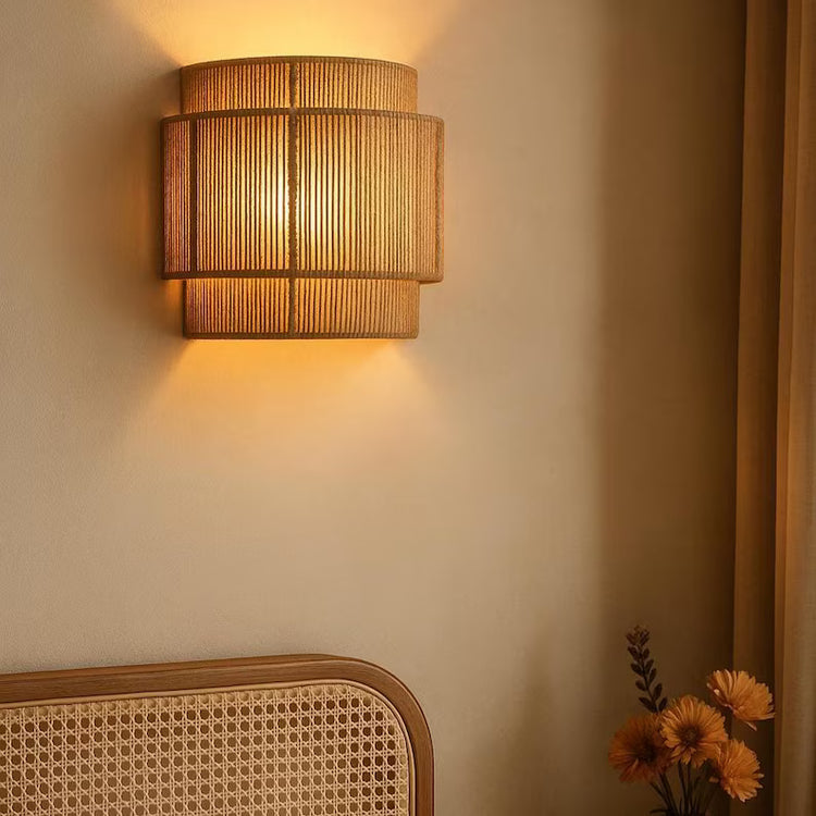 Vintage Glow Natural Wall Light