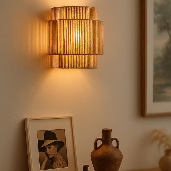 Vintage Glow Natural Wall Light