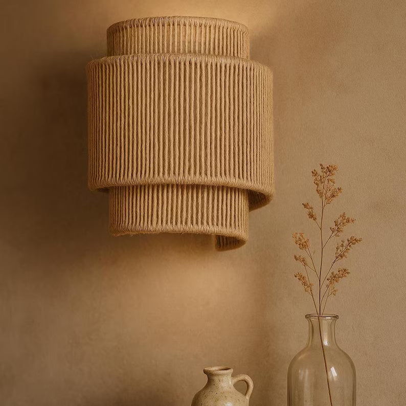 Vintage Glow Natural Wall Light