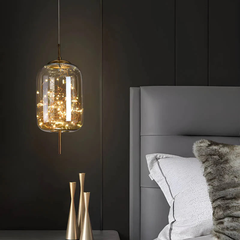 Moderne udsøgt glas pendellamp