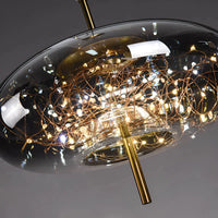 Moderne udsøgt glas pendellamp
