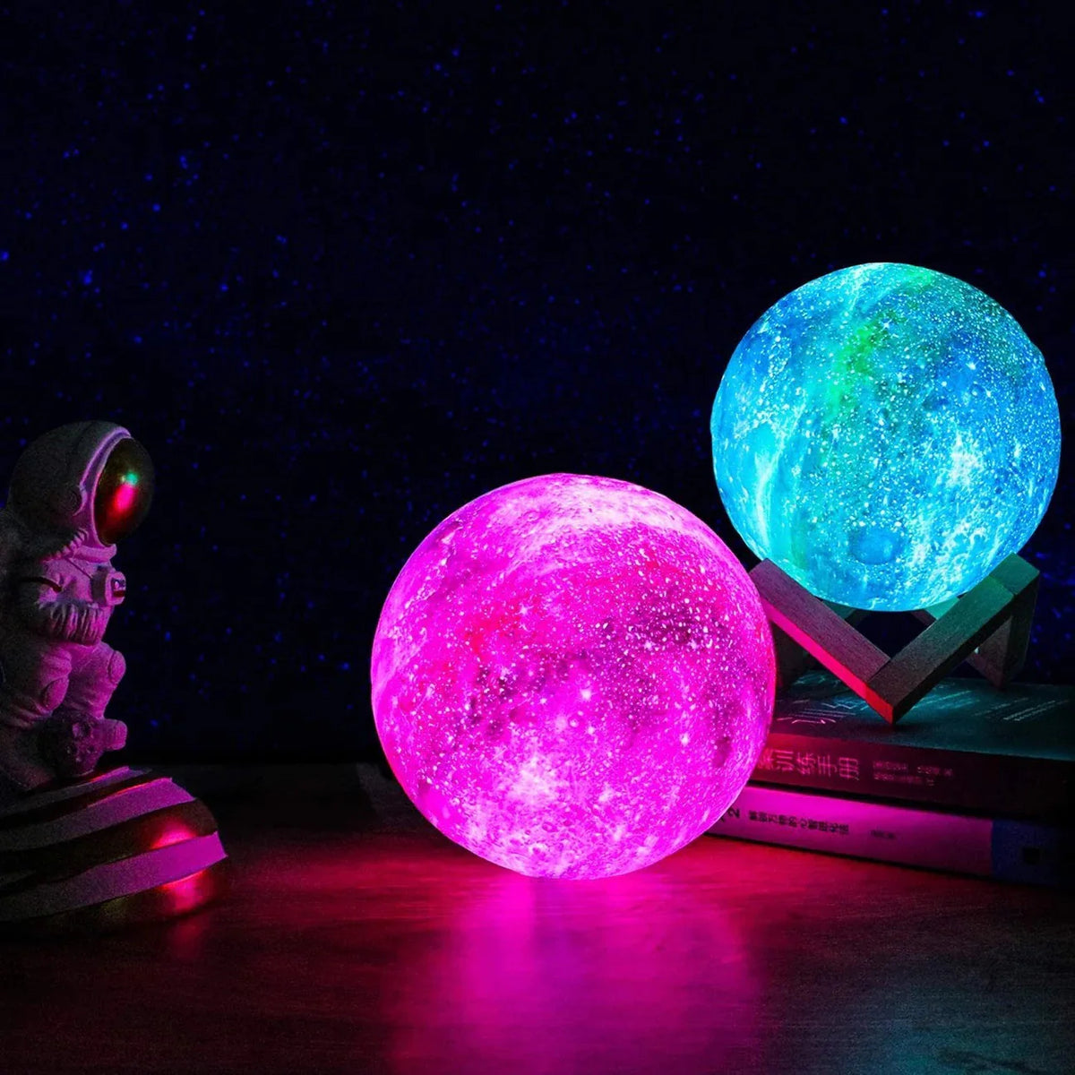 Glarefusion Creative Space Moonlight Table Lamp