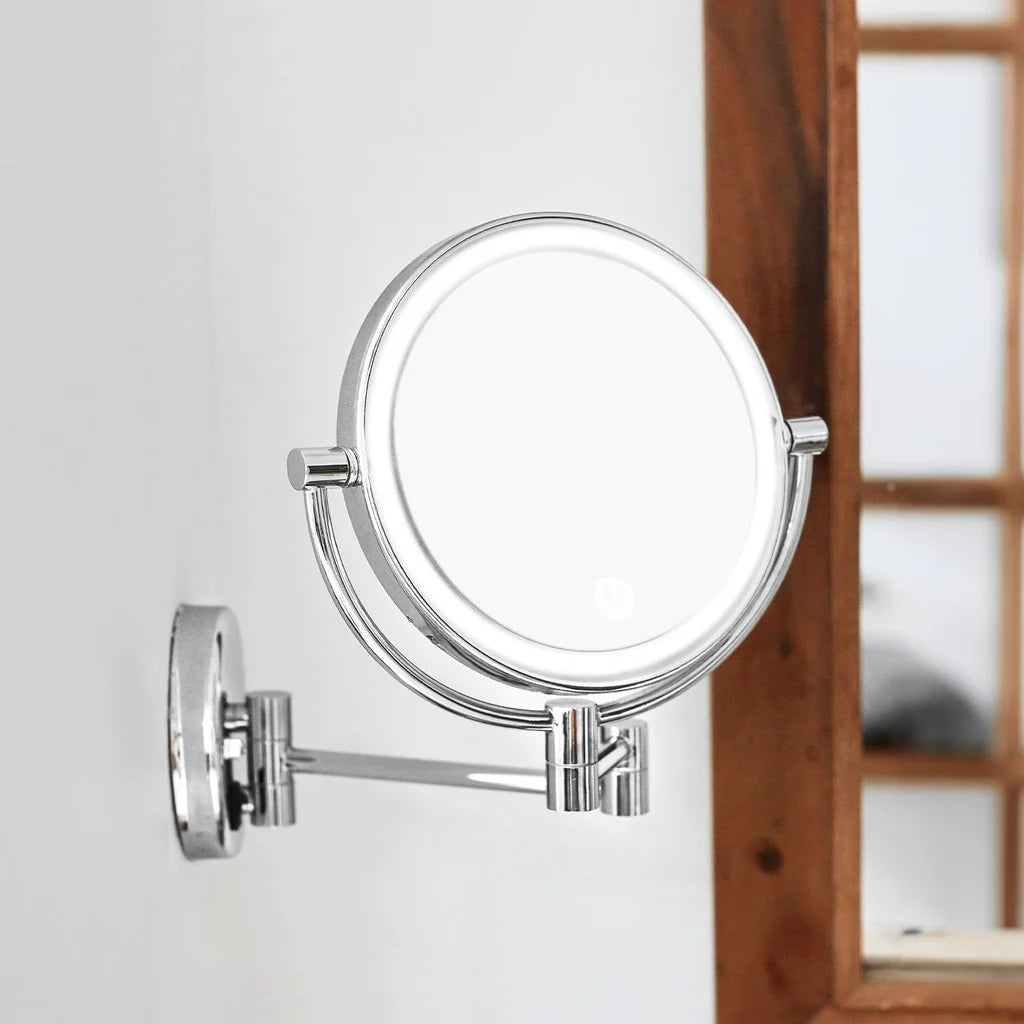 Glarefusion Three-tone Dimming Wall-mounted Makeup Mirror