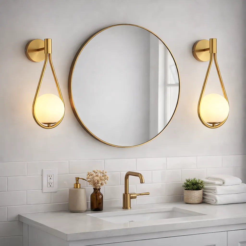 Elegante lampada da parete nordica moderna