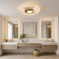 Glarefusion Modern Geometric Grain Ceiling Light