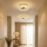 Glarefusion Modern Geometric Grain Ceiling Light