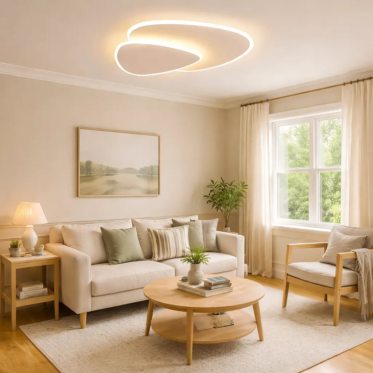 Stilfuld trekant akryl loftslampe