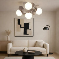 Klassisk boble-pastel akryl loftslampe