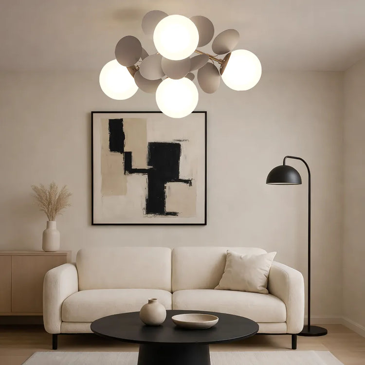 Klassisk boble-pastel akryl loftslampe