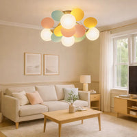 Klassisk boble-pastel akryl loftslampe