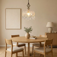 Vintage kobberkrystal pendel