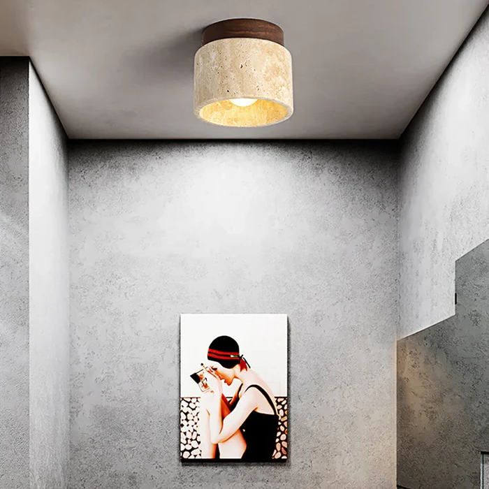 Lampada da soffitto moderna in stile creativo color crema