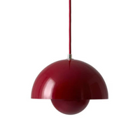 Luce a sospensione moderna colorata di luce rotonda