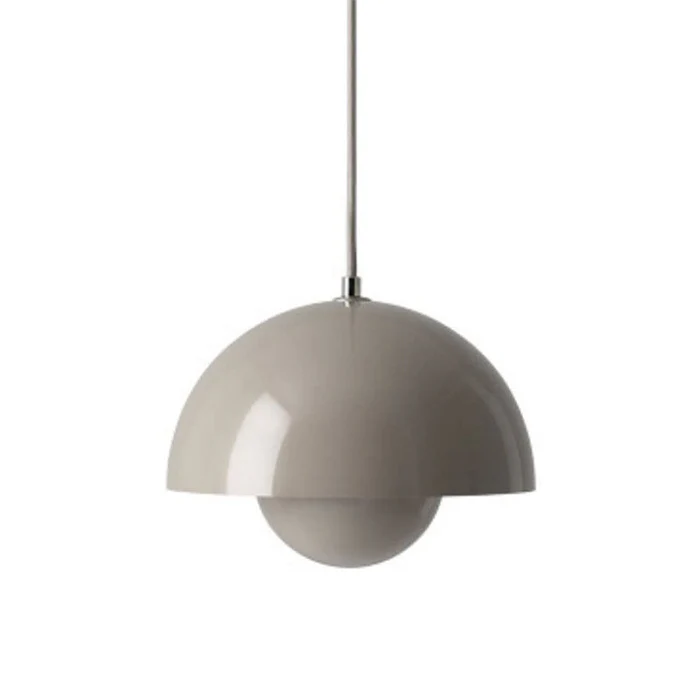 Moderna lampada a sospensione a luce rotonda colorata