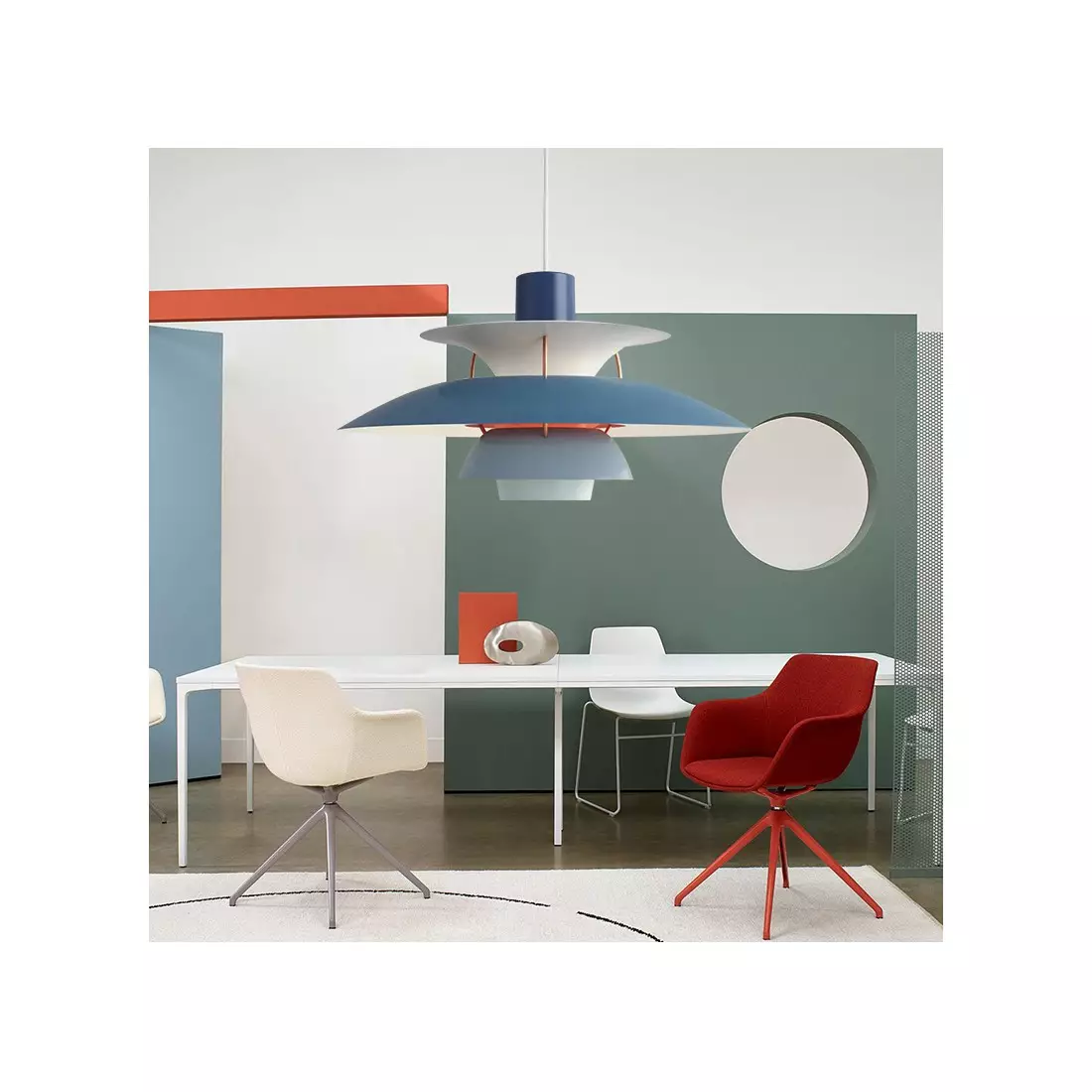Glarefusion Multilayer Metal Pendant Light