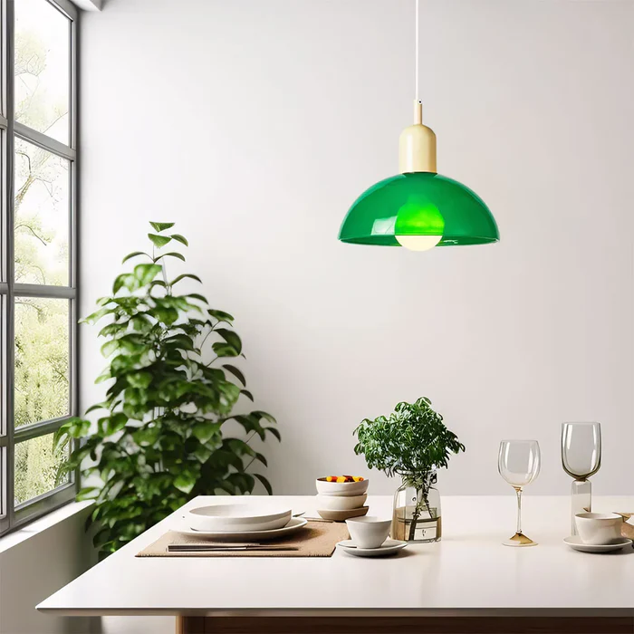 Colorful Bowl Pendant Light