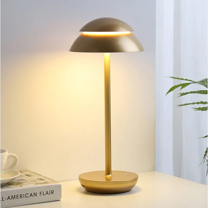 Glarefusion Creative Double-Layer Dome Table Lamp