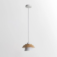 Glarefusion Chic Wood Pendant Lamp