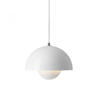 Luce a sospensione moderna colorata di luce rotonda