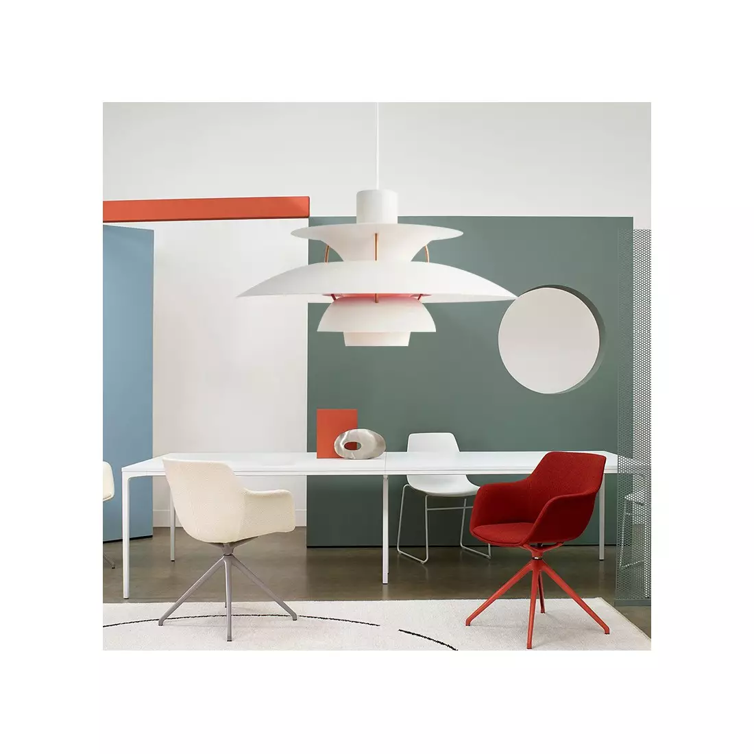 Glarefusion Multilayer Metal Pendant Light