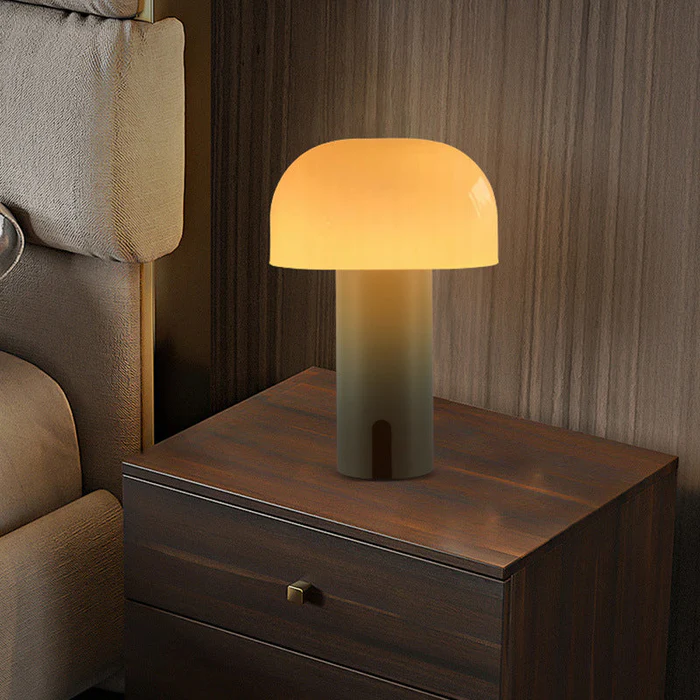 Lampada da tavolo moderna a fungo