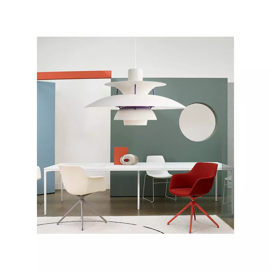 Glarefusion Multilayer Metal Pendant Light