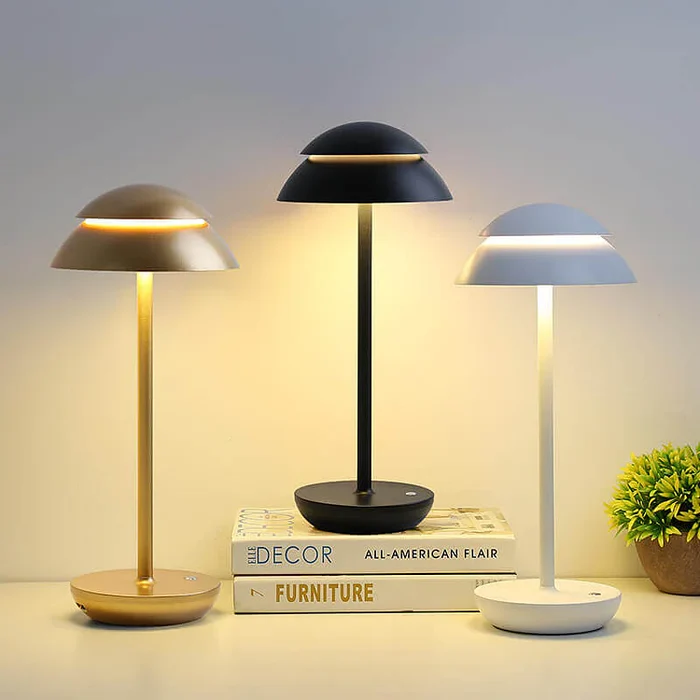 Glarefusion Creative Double-Layer Dome Table Lamp