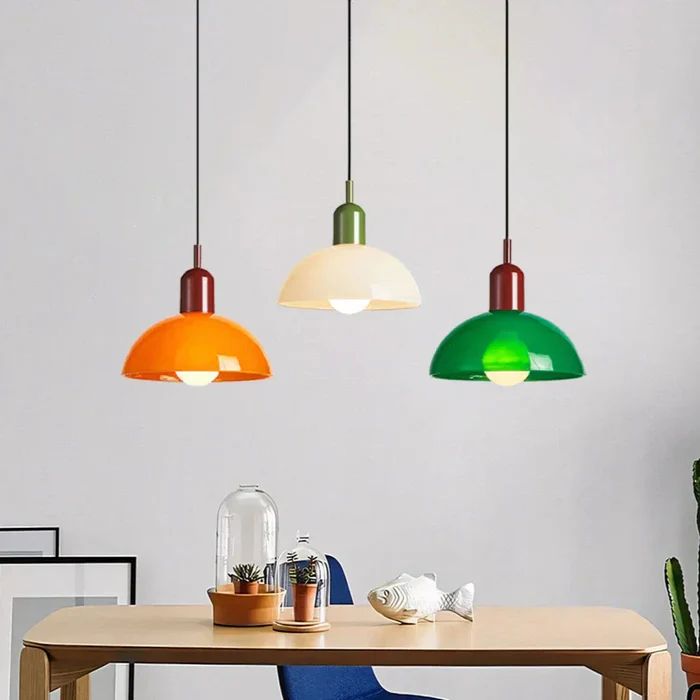 Colorful Bowl Pendant Light