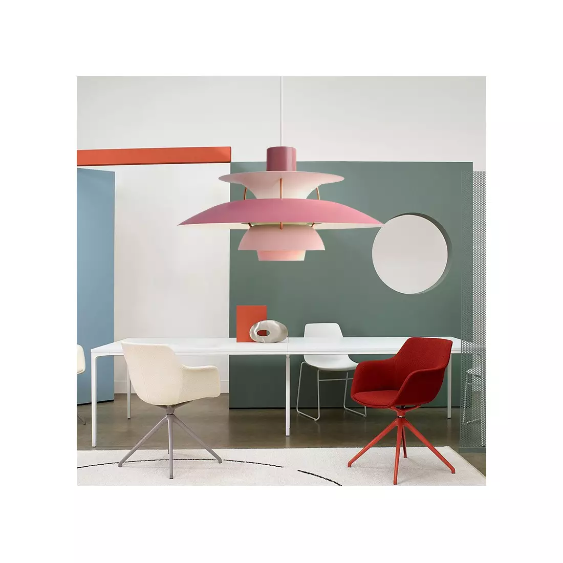 Glarefusion Multilayer Metal Pendant Light