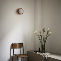 Natural Simple Wood Wall Light