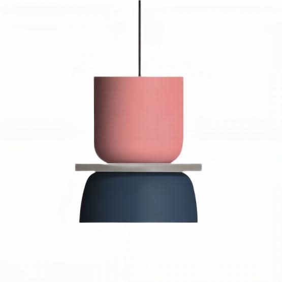 Lampadario in acrilico Macaron semplice nordico Glarefusion