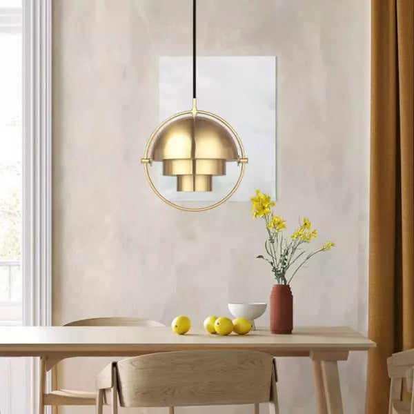 Glarefusion Creative Metal Ring Multi-layer Pendant Light