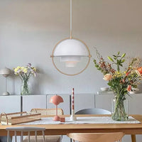 Glarefusion Creative Metal Ring Multi-layer Pendant Light