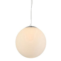 Lampe à suspension moderne en verre à grand globe