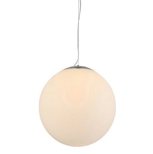 Lampe à suspension moderne en verre à grand globe