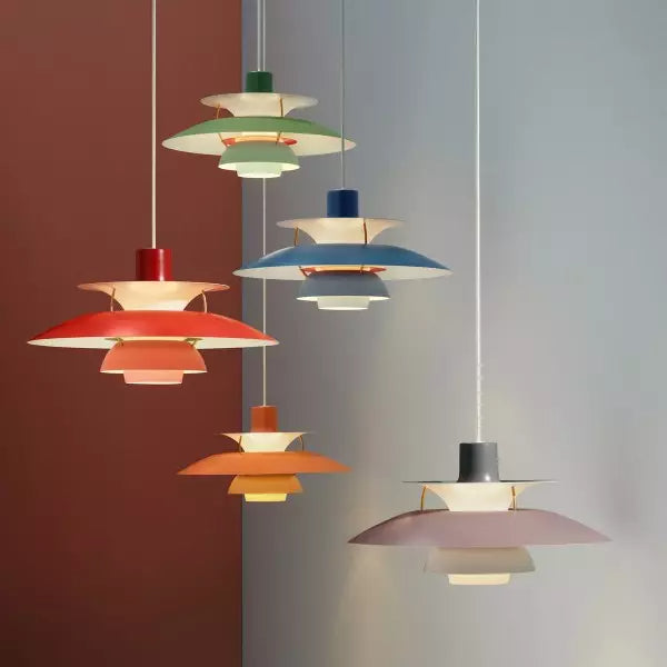 Glarefusion Multilayer Metal Pendant Light