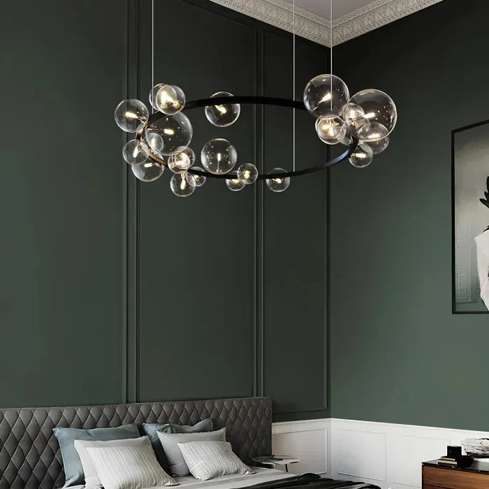 Contemporary Alyse LED Ring Chandelier