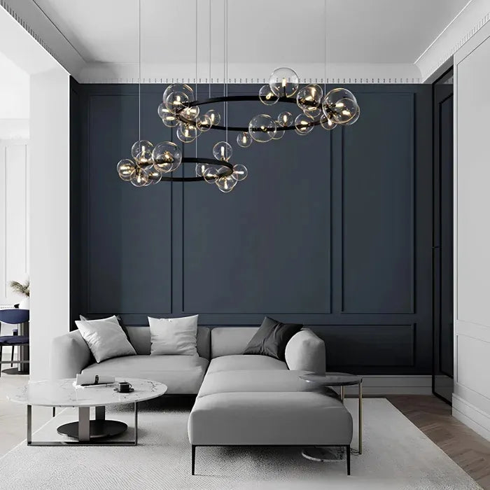 Contemporary Alyse LED Ring Chandelier